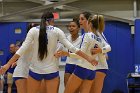 VB vs RIC  Wheaton Women's Volleyball vs Rhode Island College. - Photo by Keith Nordstrom : Wheaton, Volleyball, VB